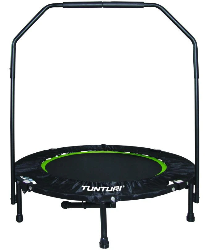 Fitness Trampolin, Faltbar Mit Haltebügel 3 Fitness Trampolin, Faltbar Mit Haltebügel