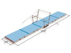 SPIETH® Mattensatz Stufenbarren