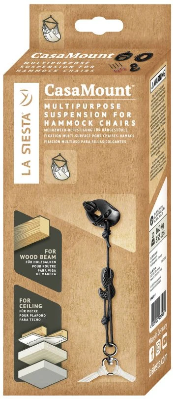 LA SIESTA® CasaMount Mehrzweck-Befestigung Für Hängestühle 4 LA SIESTA® CasaMount Mehrzweck-Befestigung Für Hängestühle - Image 2