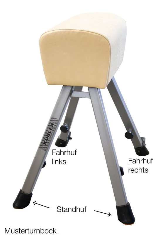 Vulkollan® Hufe Für Turnböcke / Turnpferde 4 Vulkollan® Hufe Für Turnböcke / Turnpferde - Image 2