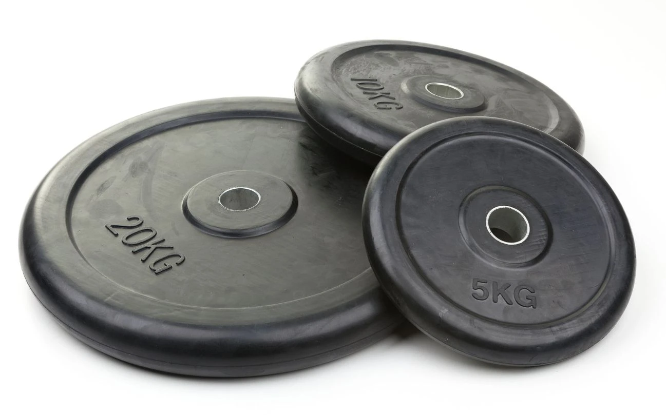 Hantelscheibe, Gummiert, Ø 30 Mm Bohrung 4 Hantelscheibe, Gummiert, Ø 30 Mm Bohrung - Image 2