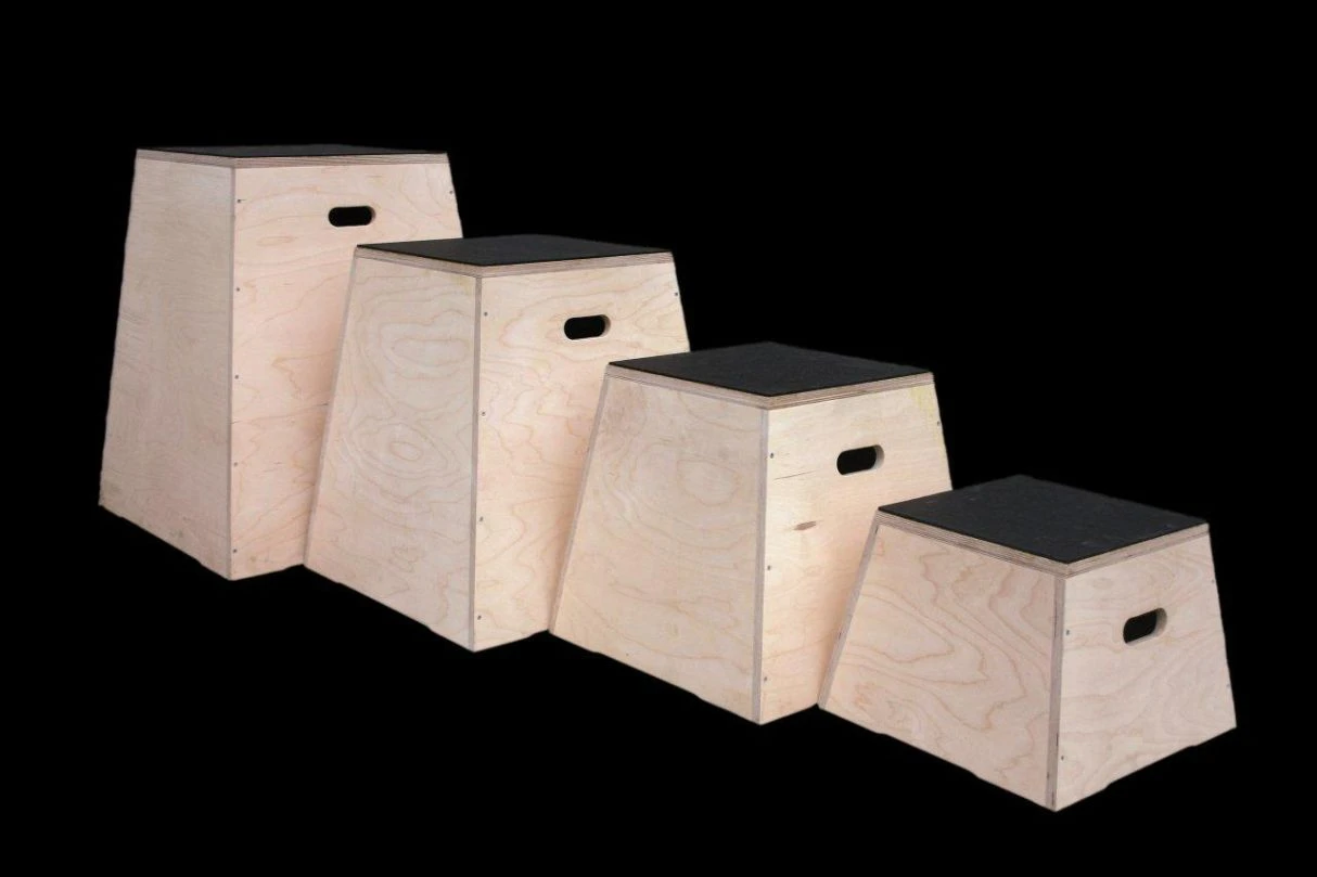 PlyoBox Aus Holz, Set 3 PlyoBox Aus Holz, Set