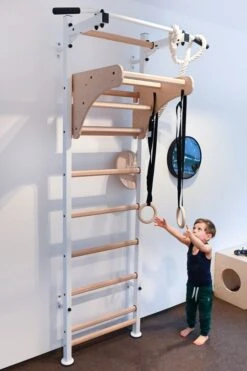 BenchK® Sprossenwand 522W Mit Klimmzugstange, Dip-Bügel, Seil & Ringen -Hoka Sports Gear Shop K2382 A03 ecommerce