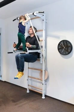 BenchK® Sprossenwand 522W Mit Klimmzugstange, Dip-Bügel, Seil & Ringen -Hoka Sports Gear Shop K2382 A05 ecommerce