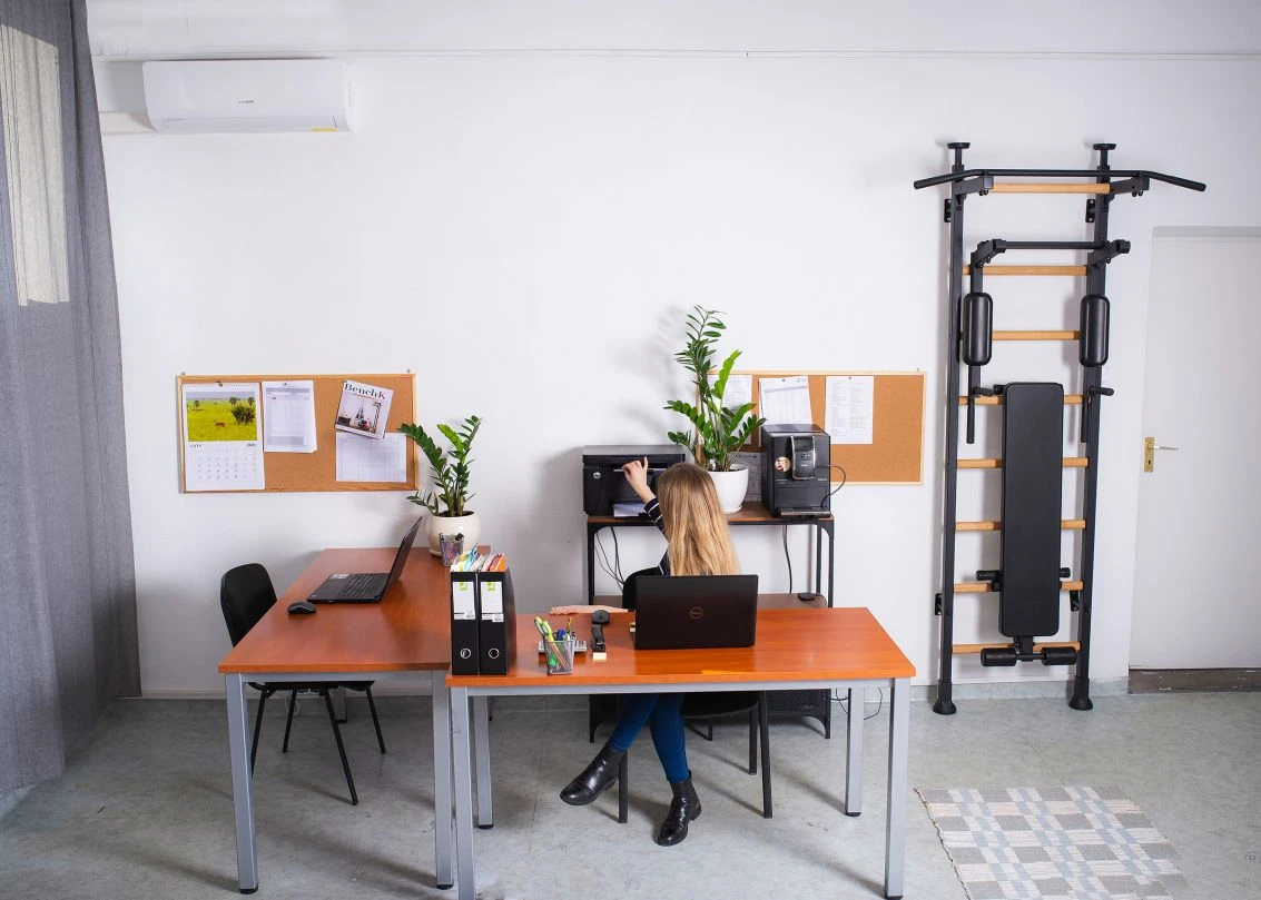 BenchK® Sprossenwand 523B Mit Klimmzugstange, Dip-Bügel & Trainingsbank 4 BenchK® Sprossenwand 523B Mit Klimmzugstange, Dip-Bügel & Trainingsbank - Image 2