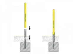 Bodensockel Mit Wendeadapter 120 X 100 Mm