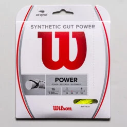 Wilson Synthetic Gut Power 16 -Hoka Sports Gear Shop 011836 yel 1