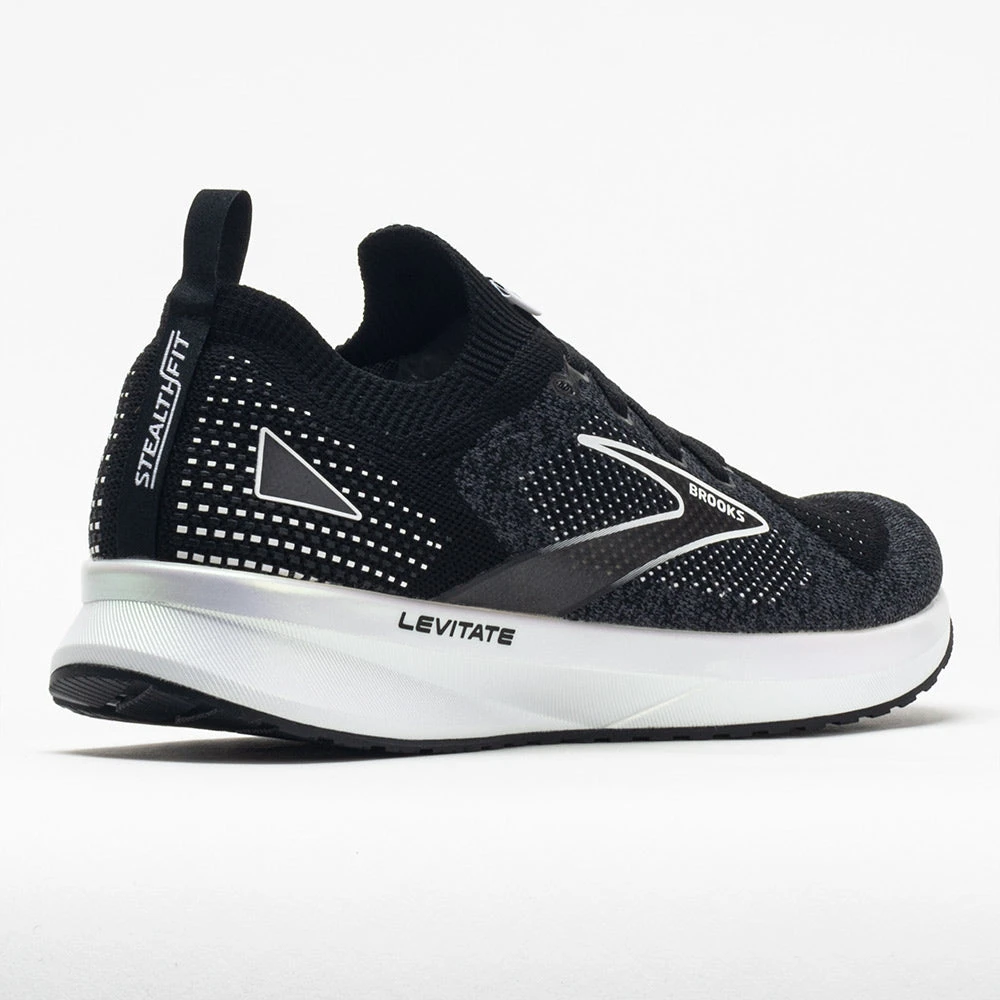Brooks Levitate Stealthfit 5 Women's Black/Gray/White 8 Brooks Levitate Stealthfit 5 Women's Black/Gray/White - Image 6
