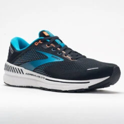 Brooks Adrenaline GTS 22 Men's Black/Blue/Orange -Hoka Sports Gear Shop 047298 5