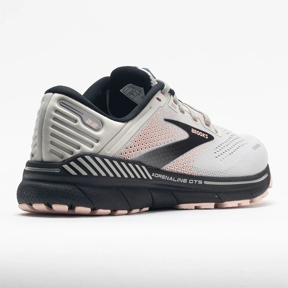 Brooks Adrenaline GTS 22 Women's Gray/Rose/Black 8 Brooks Adrenaline GTS 22 Women's Gray/Rose/Black - Image 6