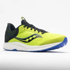Saucony Freedom 5 Men's Acid/Blue Raz -Hoka Sports Gear Shop 047900 5