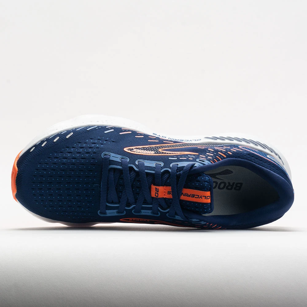 Brooks Glycerin GTS 20 Men's Blue Depths/Palace Blue/Orange 5 Brooks Glycerin GTS 20 Men's Blue Depths/Palace Blue/Orange - Image 3