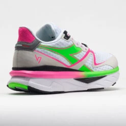 Diadora Atomo V7000 Women's White/Green Fluo/Pink Fluo 13 Diadora Atomo V7000 Women's White/Green Fluo/Pink Fluo -Hoka Sports Gear Shop 049498 6