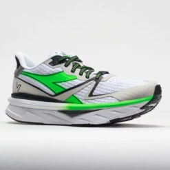 Diadora Atomo V7000 Men's White/Green Fluo/Black -Hoka Sports Gear Shop 049499 5