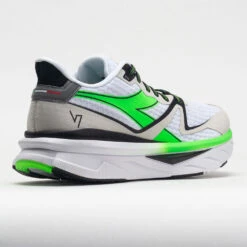 Diadora Atomo V7000 Men's White/Green Fluo/Black -Hoka Sports Gear Shop 049499 6