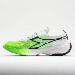 Diadora Equipe Corsa 3 Men's White/Black/Green Fluo -Hoka Sports Gear Shop 049540 1