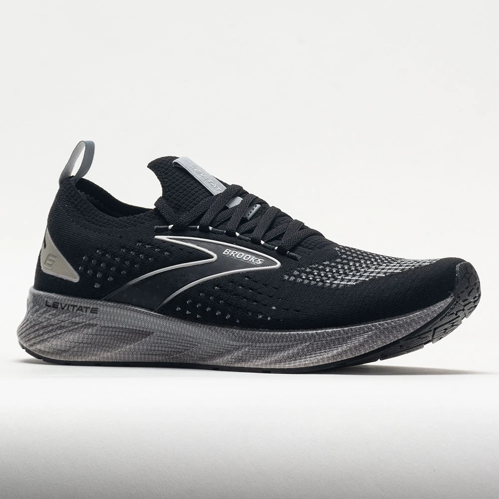 Brooks Levitate Stealthfit 6 Men's Black/Grey/Oyster 7 Brooks Levitate Stealthfit 6 Men's Black/Grey/Oyster - Image 5