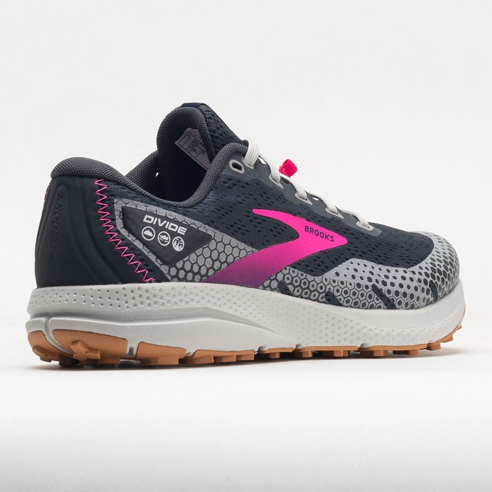 Brooks Divide 3 Women's Ebony/Grey/Pink 8 Brooks Divide 3 Women's Ebony/Grey/Pink - Image 6