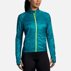 Brooks Fusion Hybrid Jacket Women's -Hoka Sports Gear Shop 056545 396 1