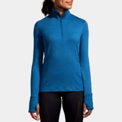 Brooks Dash 1/2 Zip Women's 35 Brooks Dash 1/2 Zip Women's -Hoka Sports Gear Shop 056547 440 1