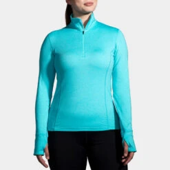 Brooks Dash 1/2 Zip Women's 37 Brooks Dash 1/2 Zip Women's -Hoka Sports Gear Shop 056547 456 1