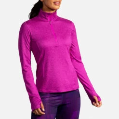 Brooks Dash 1/2 Zip Women's 32 Brooks Dash 1/2 Zip Women's -Hoka Sports Gear Shop 056547 687 1