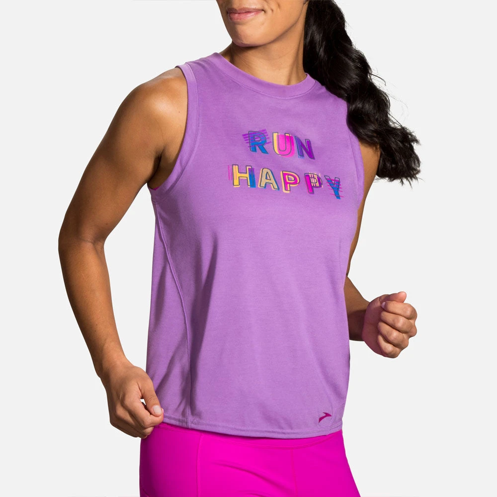 Brooks Distance Graphic Tank Women's (2020) 13 Brooks Distance Graphic Tank Women's (2020) - Image 11