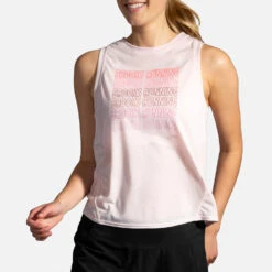 Brooks Distance Graphic Tank Women's (2020) 36 Brooks Distance Graphic Tank Women's (2020) -Hoka Sports Gear Shop 056801 673 1