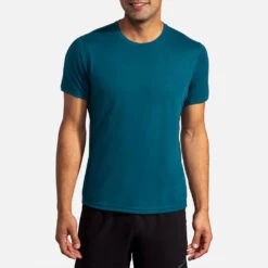 Brooks Distance Short Sleeve Men's -Hoka Sports Gear Shop 056813 427 1