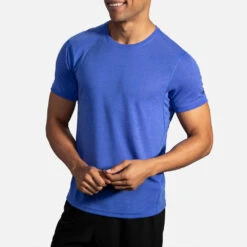 Brooks Distance Short Sleeve Men's -Hoka Sports Gear Shop 056813 470 1