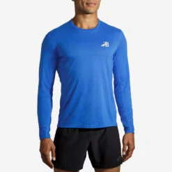 Brooks Distance Graphic Long Sleeve Men's 40 Brooks Distance Graphic Long Sleeve Men's -Hoka Sports Gear Shop 056816 494 1