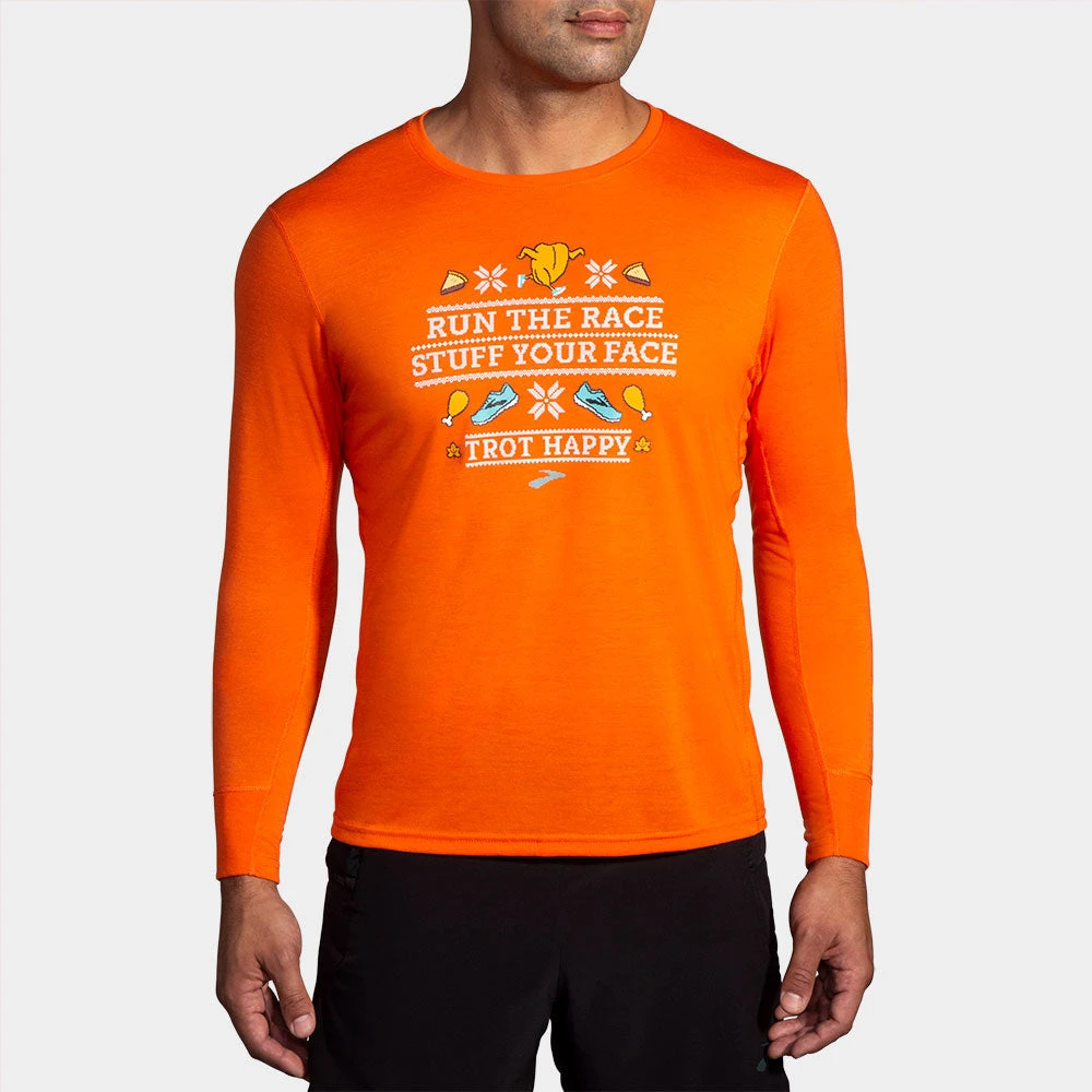 Brooks Distance Graphic Long Sleeve Men's 5 Brooks Distance Graphic Long Sleeve Men's - Image 3