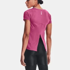 Under Armour Iso-Chill Run Short Sleeve Women's 20 Under Armour Iso-Chill Run Short Sleeve Women's -Hoka Sports Gear Shop 056880 678 2