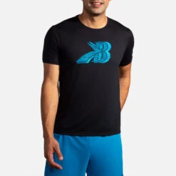 Brooks Distance Graphic Short Sleeve Men's -Hoka Sports Gear Shop 056934 043 1