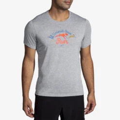 Brooks Distance Graphic Short Sleeve Men's -Hoka Sports Gear Shop 056934 058 1