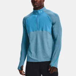 Under Armour Qualifier Run 2.0 1/2 Zip Men's -Hoka Sports Gear Shop 057046 597 1