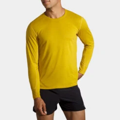 Brooks Distance Long Sleeve Men's -Hoka Sports Gear Shop 057107 340 1