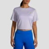 Brooks Run Within Crop Tee Women's -Hoka Sports Gear Shop 057163 565 1