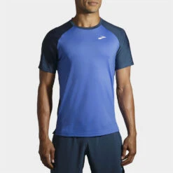 Brooks Run Within Short Sleeve Men's -Hoka Sports Gear Shop 057195 435 1
