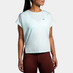Brooks Sprint Free Short Sleeve Women's -Hoka Sports Gear Shop 057200 490 1