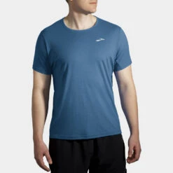 Brooks Atmosphere Short Sleeve Men's -Hoka Sports Gear Shop 057220 407 1