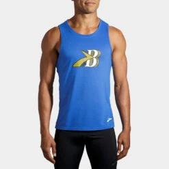 Brooks Distance Graphic Tank Men's -Hoka Sports Gear Shop 057226 483 1