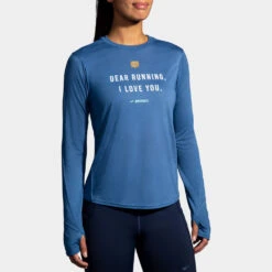 Brooks Distance Graphic Long Sleeve Women's -Hoka Sports Gear Shop 057244 406 1