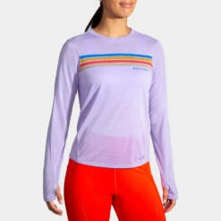 Brooks Distance Graphic Long Sleeve Women's -Hoka Sports Gear Shop 057244 532 1