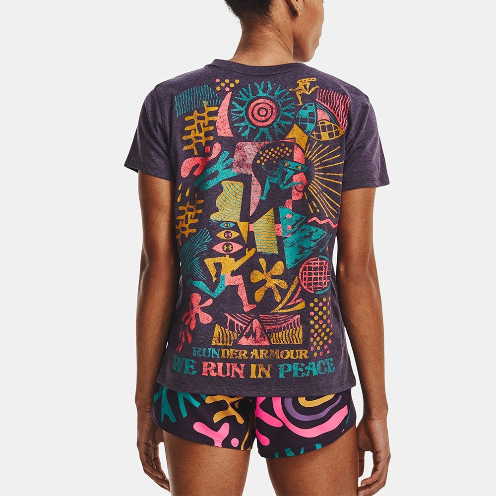 Under Armour Run In Peace Short Sleeve Tee Women's 6 Under Armour Run In Peace Short Sleeve Tee Women's - Image 4