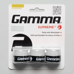 Gamma Supreme Overgrip 3 Pack -Hoka Sports Gear Shop 060143 wht 1