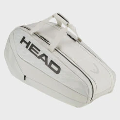 HEAD Pro X Racquet Bag M 6 Pack Corduroy White/White -Hoka Sports Gear Shop 073395 2