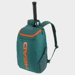 HEAD Pro Racquet Backpack 28L Dark Cyan/ Fluorescent Orange -Hoka Sports Gear Shop 073399 2