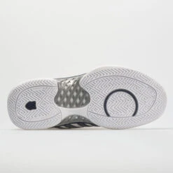 K-Swiss Hypercourt Express Leather Men's White/Navy/Silver -Hoka Sports Gear Shop 113347 4