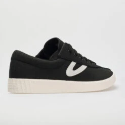 Tretorn Nylite Plus Canvas Women's Black/Black/White -Hoka Sports Gear Shop 114772 6